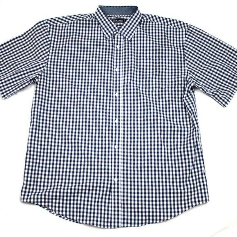 Bogari Short Sleeve Button Front Shirt‎ 2XL